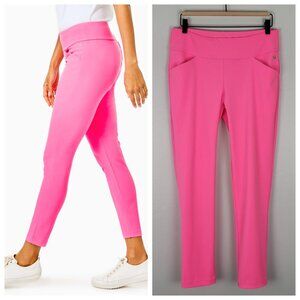 Lilly Pulitzer UPF 50+ Luxletic 28" Corso Pant Stretch Pull On Pink Size 8